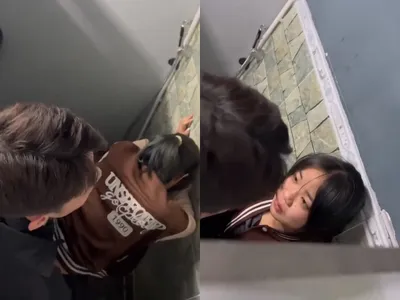 Phát hiện đôi dương vật sâu vụng trộm quan hệ nhau trong toilet cf