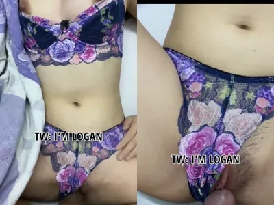 Chịch em ghệ vú bự trong bộ đồ lót tím mới tặng