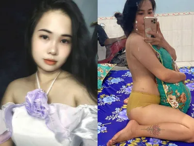 Vợ yêu dâm cằm điện thoại tự quay chồng yêu nện mình
